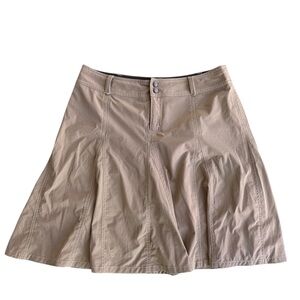 Athleta Whatever Pleated Skort Taupe Size 12